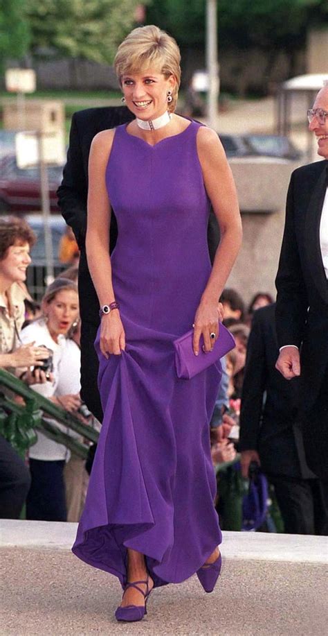 diana purple versace dress|Versace purple suit.